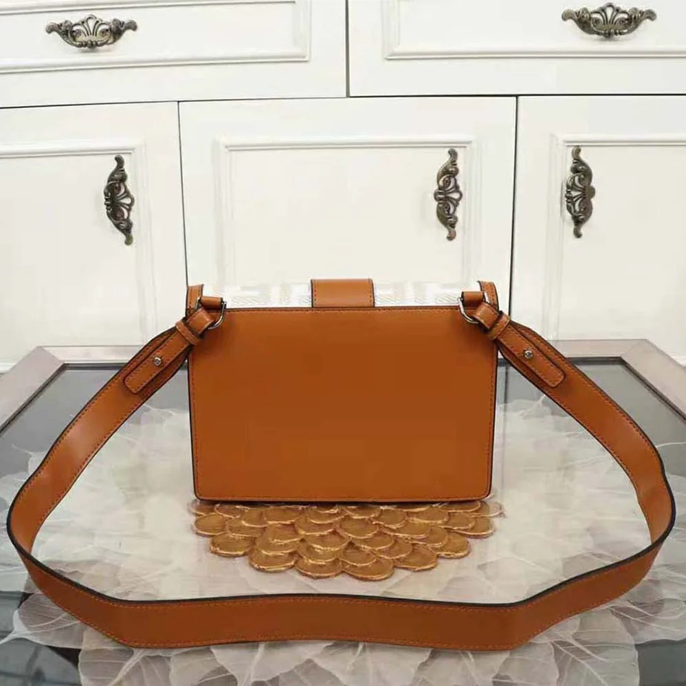 Fendi Flat Baguette Leather Bag for Men in Brown Fendi Flat Baguette Leather Bag for Men in Brown