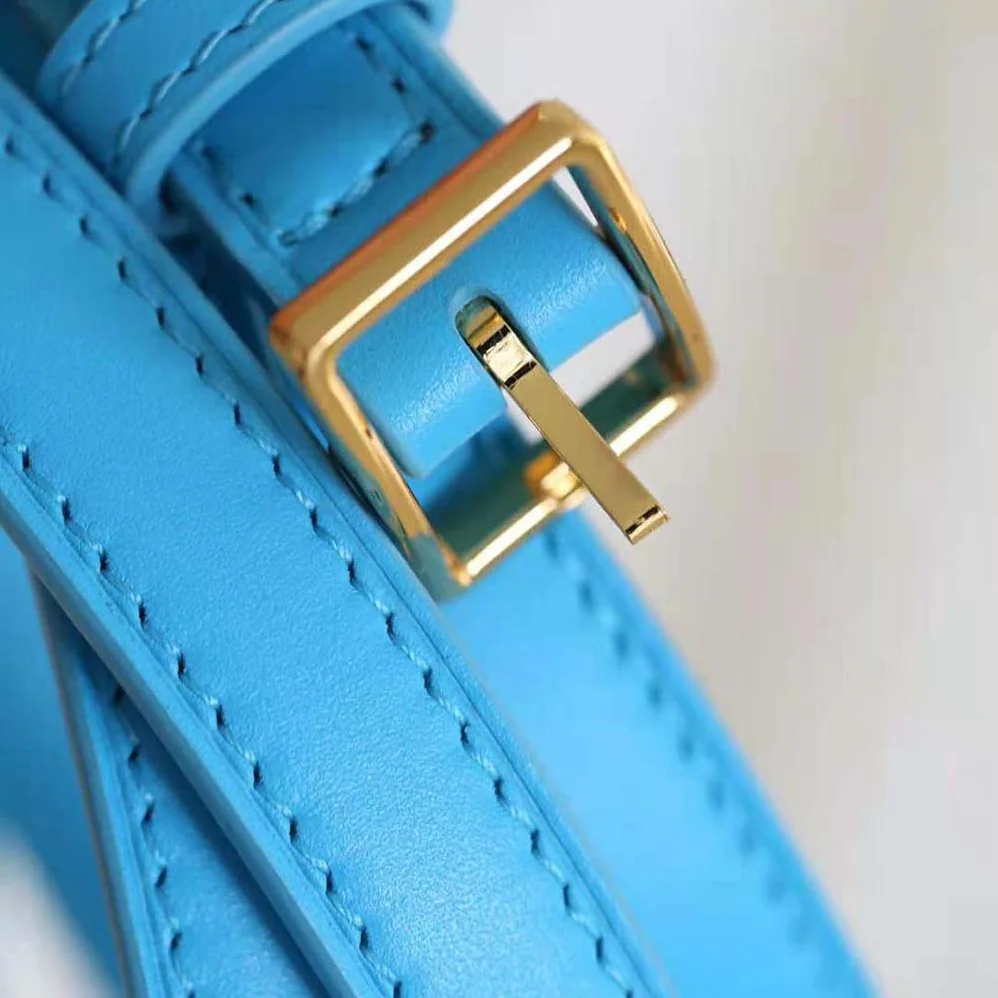 Loewe Goya Bag in Silk Calfskin for Women in Blue Loewe Goya Bag in Silk Calfskin for Women in Blue