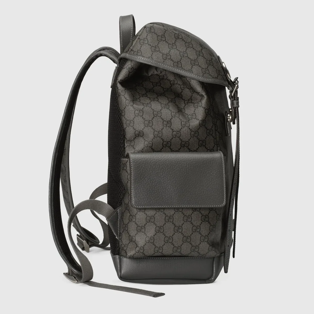 Gucci Ophidia Medium Backpack in Grey Palladium Hardware