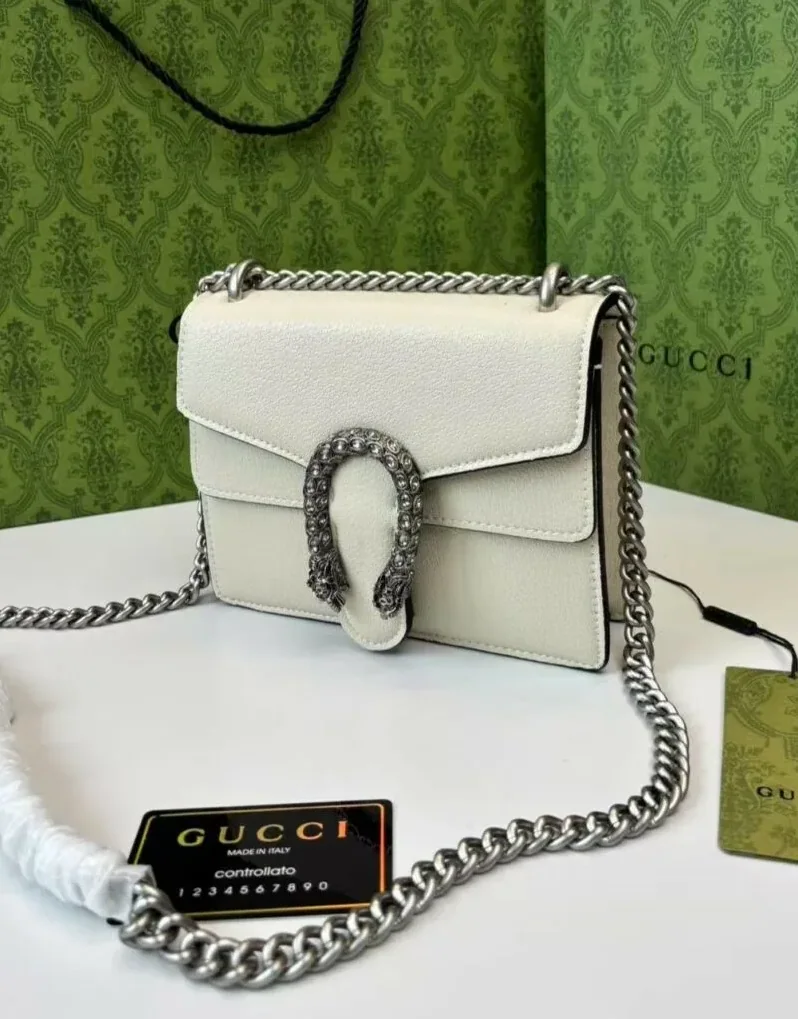 Gucci Dionysus Mini Bag White / GG Gucci Dionysus Mini Bag White / GG