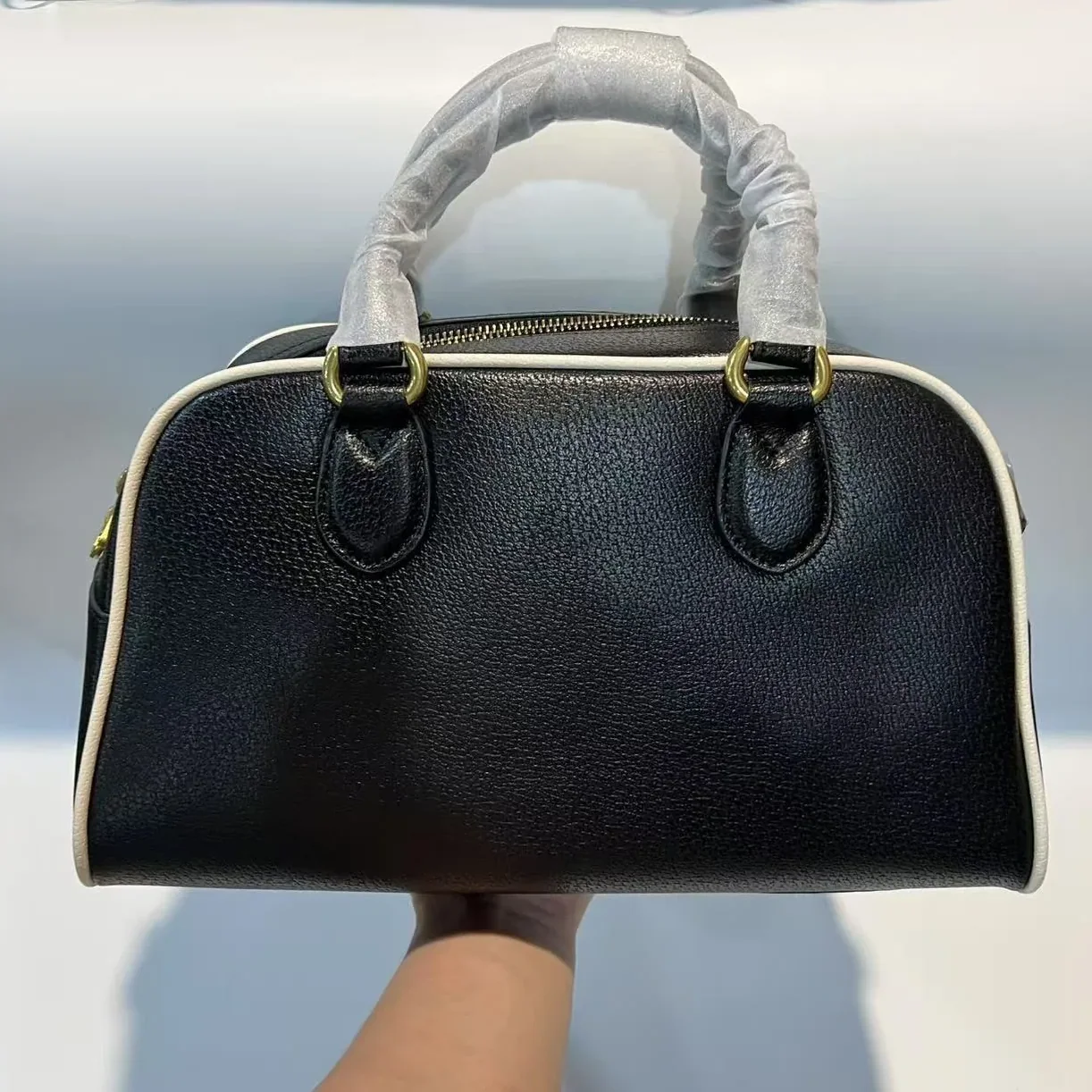 Gucci x Adidas Mini Duffle Bag Black / GG Gucci x Adidas Mini Duffle Bag Black / GG