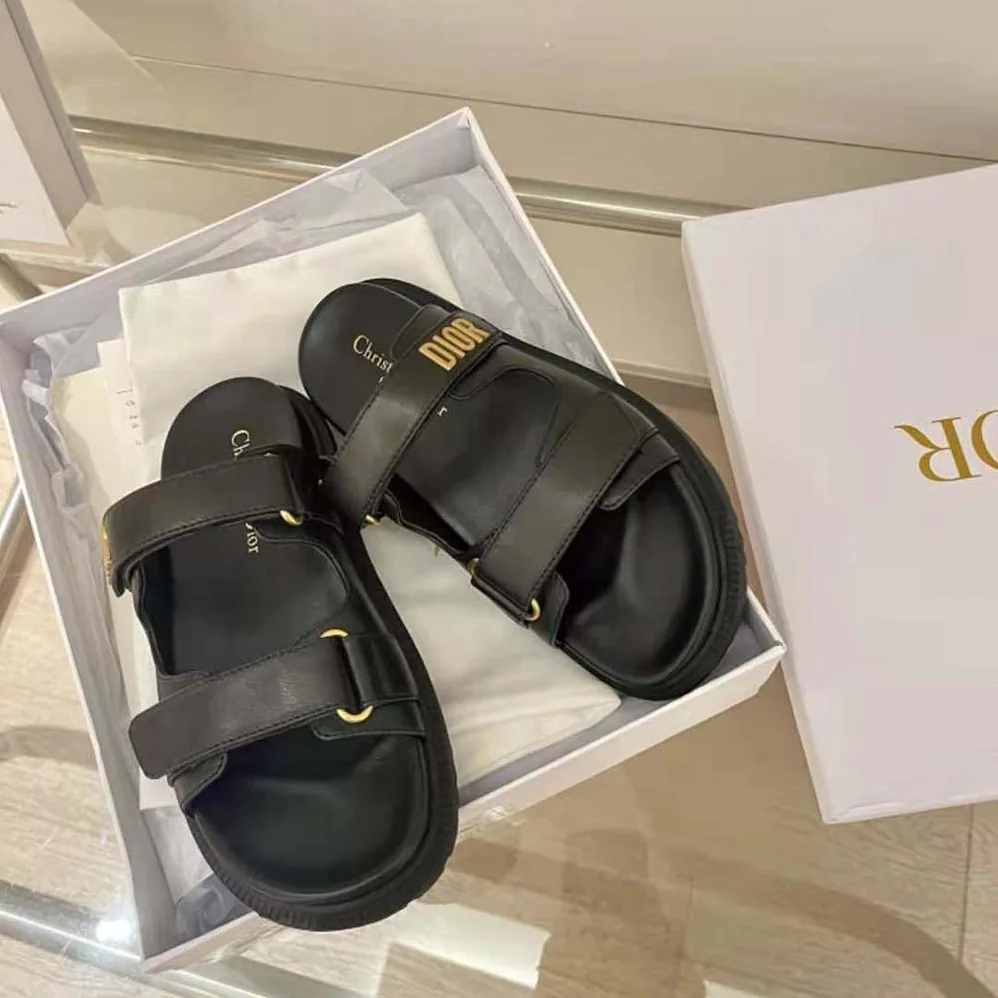 Dior DiorAct Slide Black Lambskin for Women Dior DiorAct Slide Black Lambskin for Women