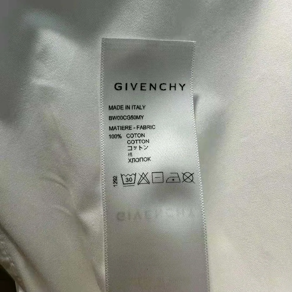 Givenchy Shirt in Poplin with Flounces for Women in White