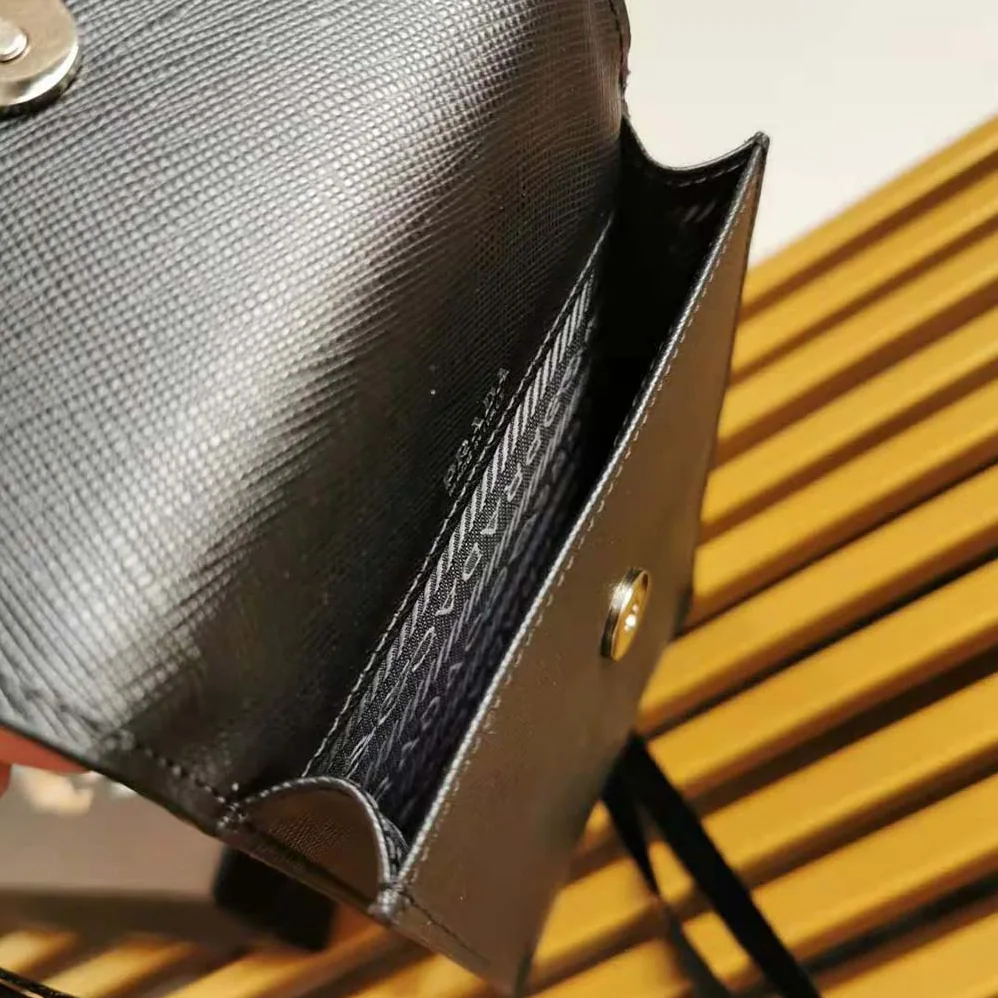 Prada Saffiano Leather Smartphone Case for Men in Silver Prada Saffiano Leather Smartphone Case for Men in Silver