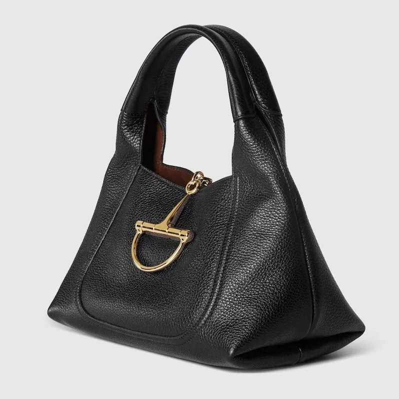 Gucci Softbit Medium Top Handle Bag Black / Gucci Softbit Medium Top Handle Bag Black /