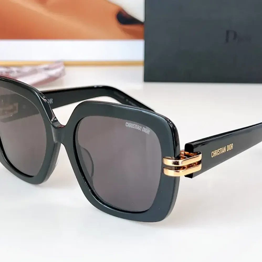 Dior CDior S1I Black Square Sunglasses for Unisex Dior CDior S1I Black Square Sunglasses for Unisex