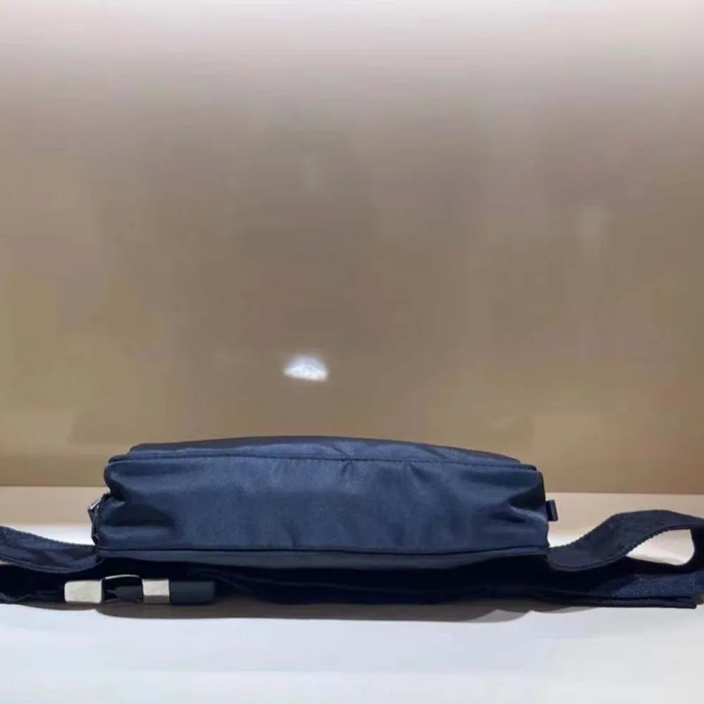 Prada Re-Nylon and Saffiano Leather Belt Bag for Unisex in Black