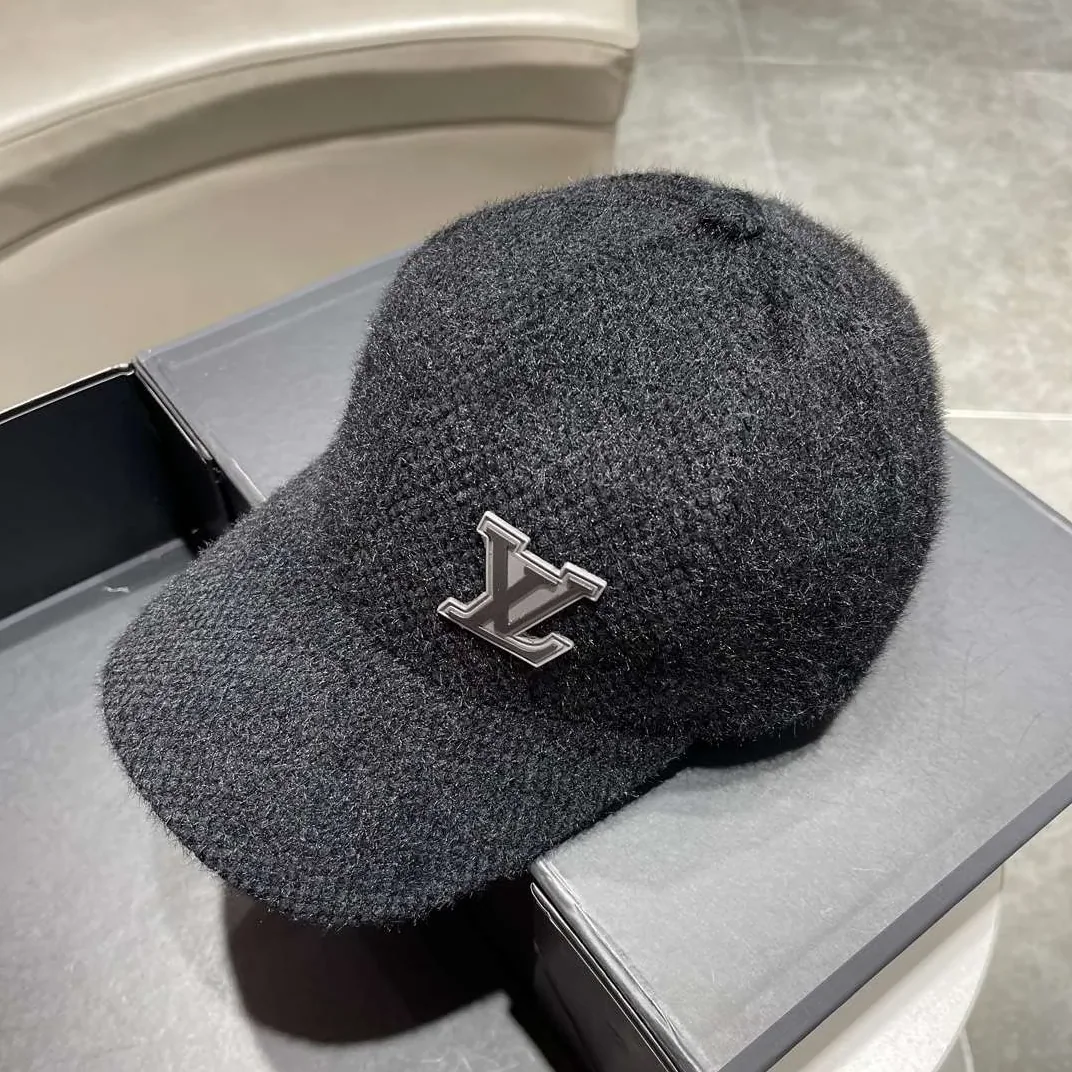 Louis Vuitton Corduroy Cap Black Louis Vuitton Corduroy Cap Black