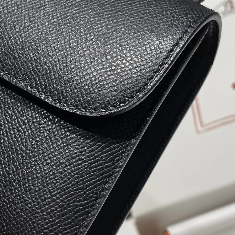Hermes Constance Elan Epsom Gold for Women in Black