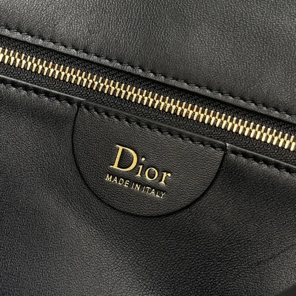 Dior Small Dior Toujours Hobo Bag Black Cannage Lambskin for Women