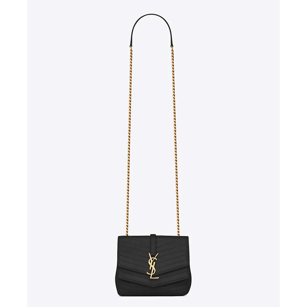 Saint Laurent YSL Sulpice Small in Matelasse Leather for Women in Black Saint Laurent YSL Sulpice Small in Matelasse Leather for Women in Black