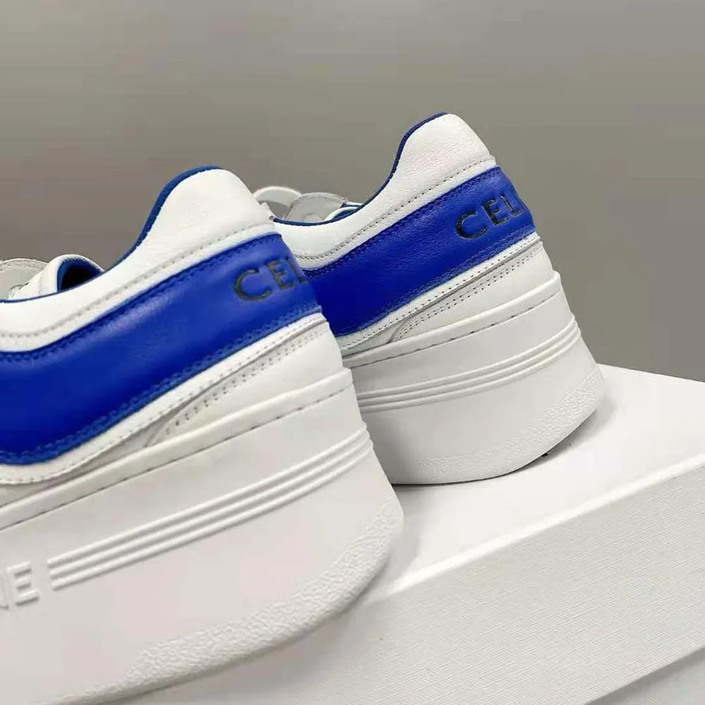Celine Block Sneakers with Wedge in Calfskin for Women
