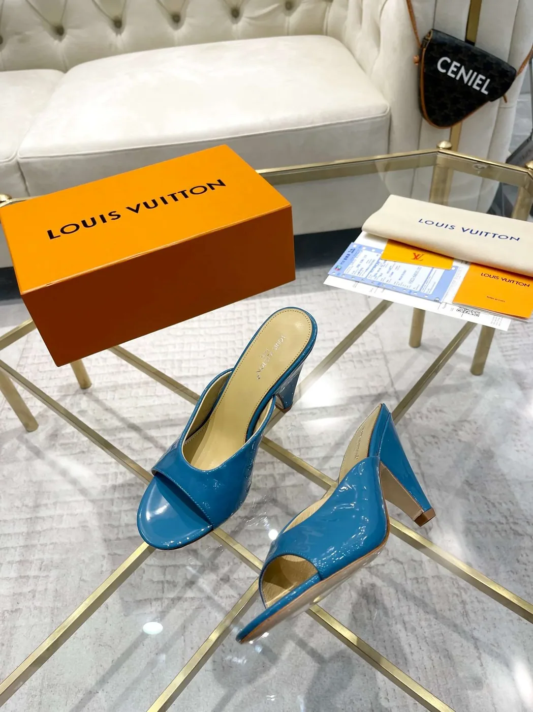 Louis Vuitton Super Mule Blue Louis Vuitton Super Mule Blue