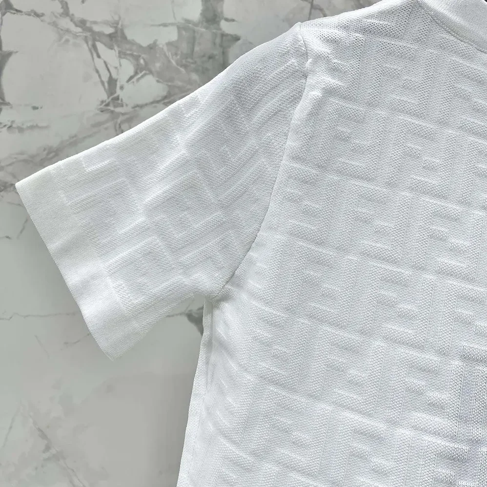 Fendi White FF Viscose Jumper for Women in White Fendi White FF Viscose Jumper for Women in White