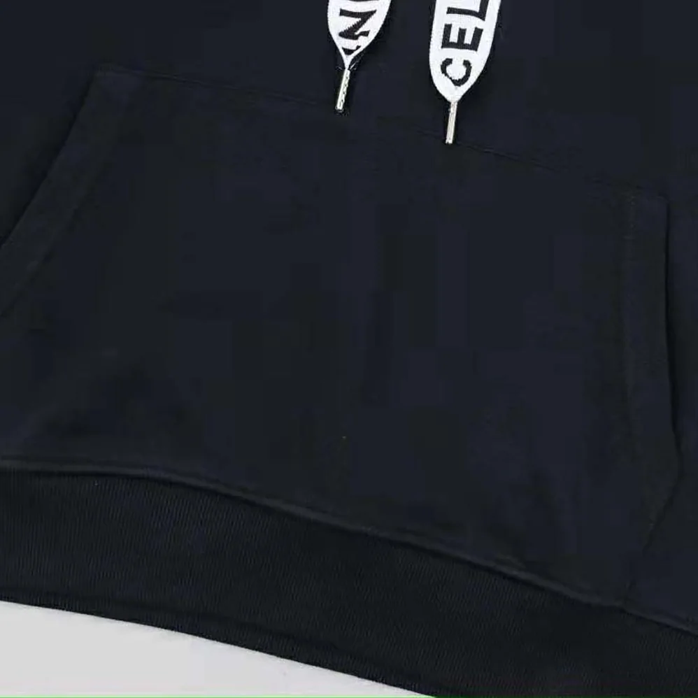 Celine Loose Hooded Sweatshirt in Cotton Fleece for Women