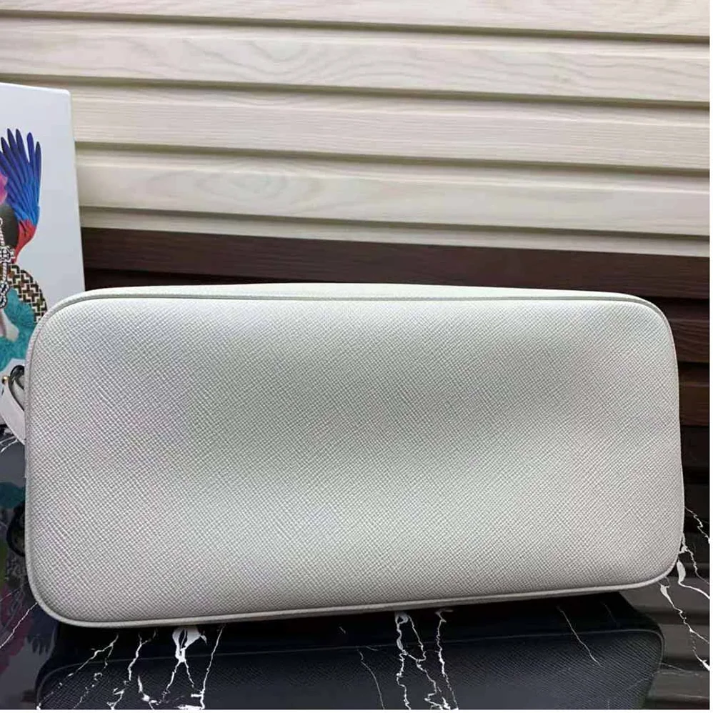 Prada Saffiano Leather Prada Matinee Bag for Women in White