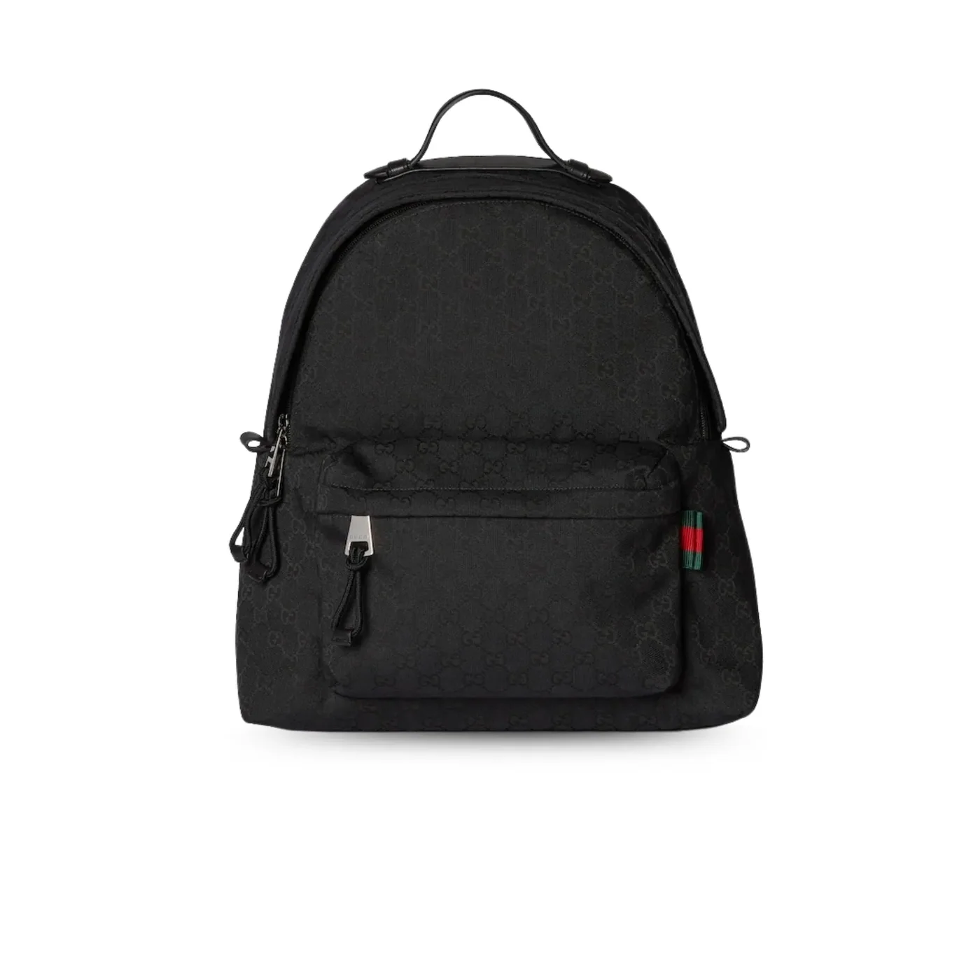 Gucci Medium GG Backpack With Web Black / Gucci Medium GG Backpack With Web Black /