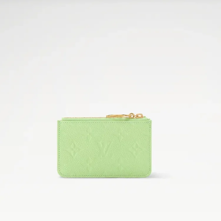 Louis Vuitton Romy Card Holder Apple Green /