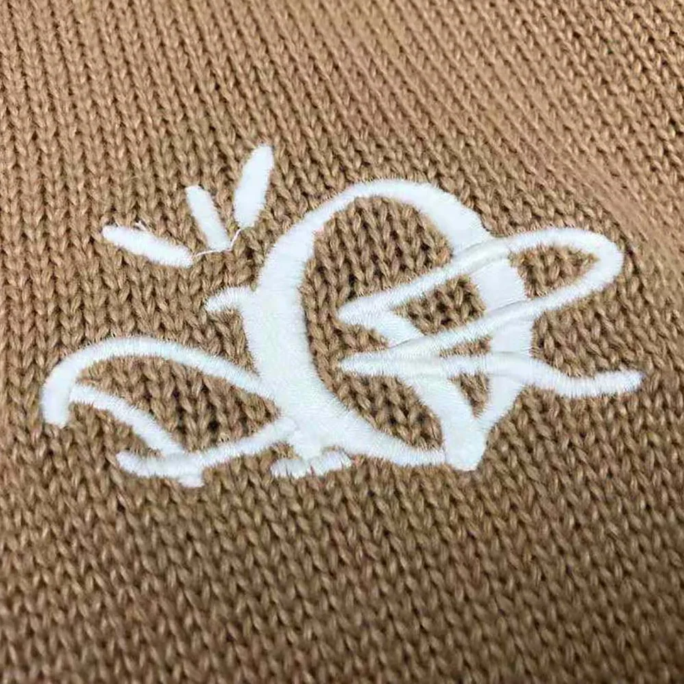 Dior Cactus Jack Dior Sweater Coffee Brown Cashmere Jersey for Men