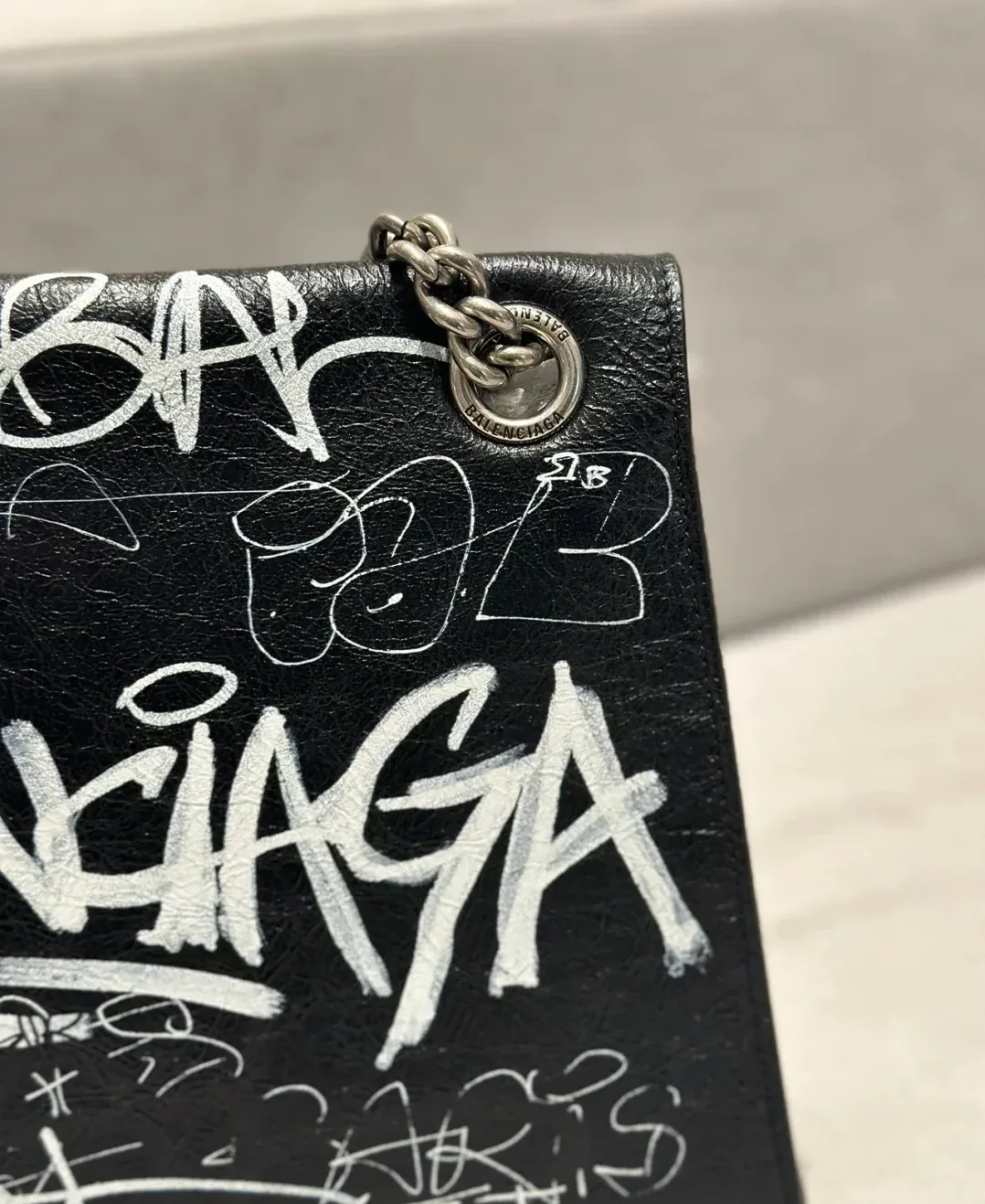 Balenciaga Crush Old School Bag Black / Balenciaga Crush Old School Bag Black /