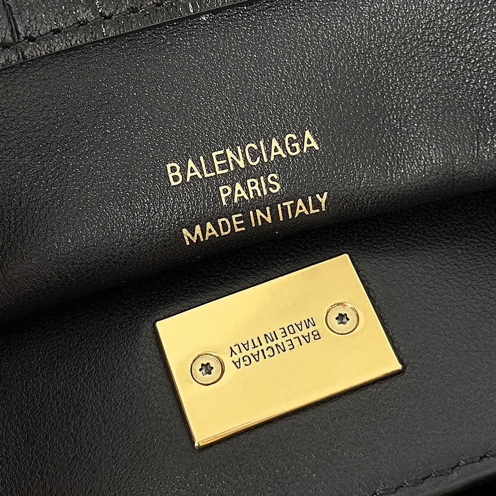 Balenciaga Rodeo Mini Handbag Supple Crocodile Embossed in Black for Women Balenciaga Rodeo Mini Handbag Supple Crocodile Embossed in Black for Women
