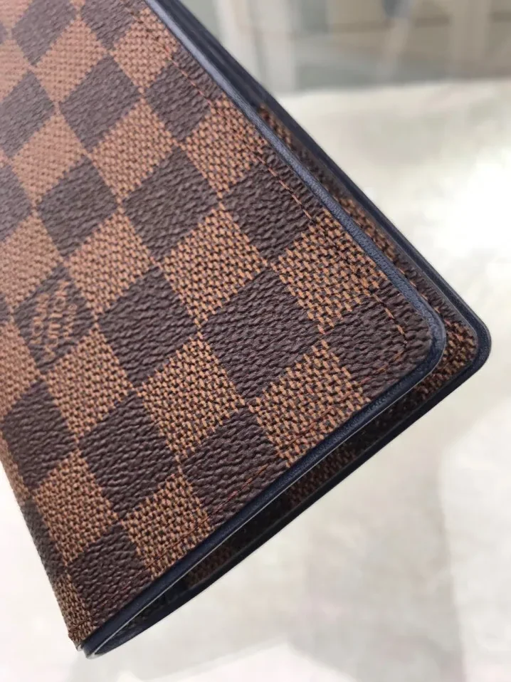 Louis Vuitton Brazza Wallet Damier Ebene Canvas