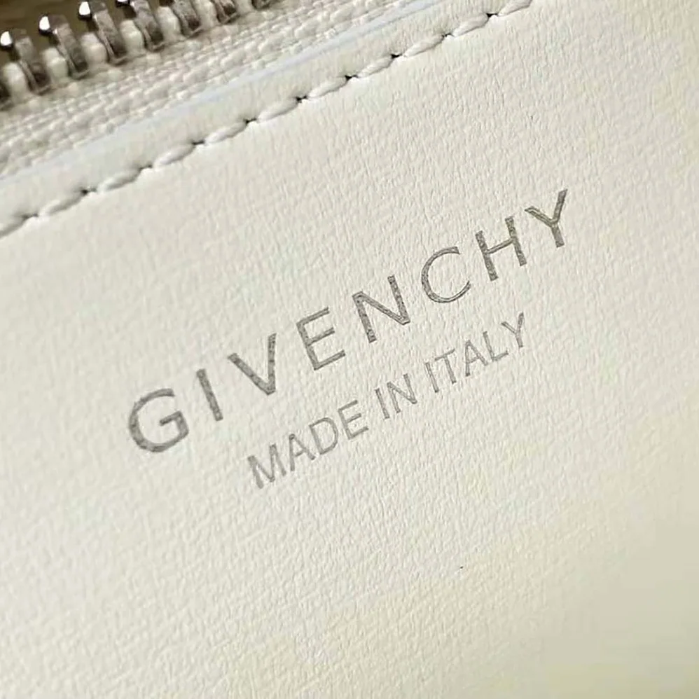 Givenchy Mini Antigona Lock in Box Leather for Women in White Givenchy Mini Antigona Lock in Box Leather for Women in White