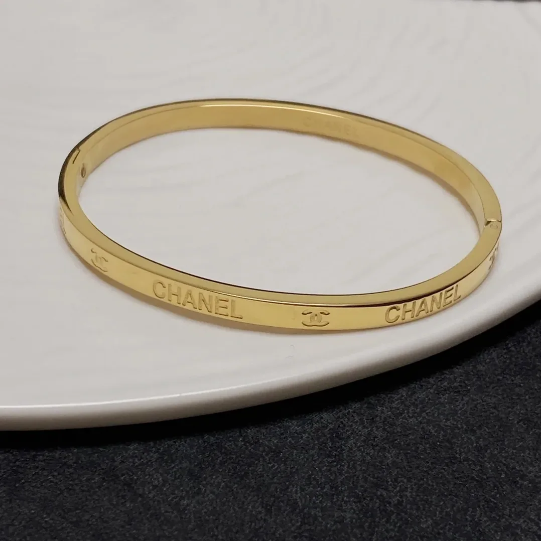 Chanel Strap Bracelet Gold Chanel Strap Bracelet Gold