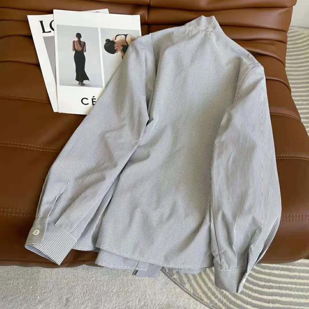 Celine Lavalliere Blouse in Silk Poplin for Women