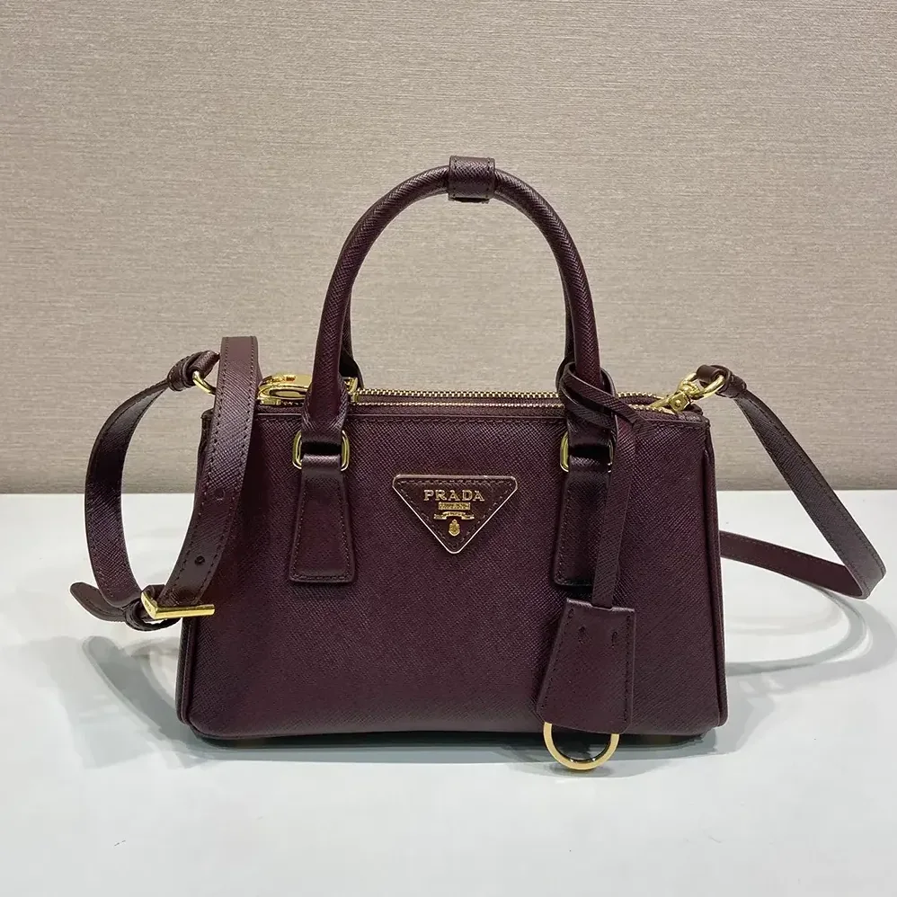 Prada Galleria Mini Saffiano Leather Bag for Women
