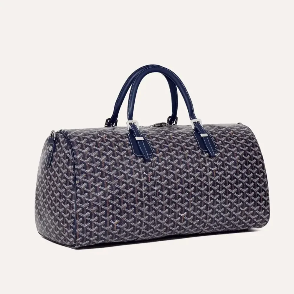 Goyard Boston 50 Bag for Unisex in Navy Blue