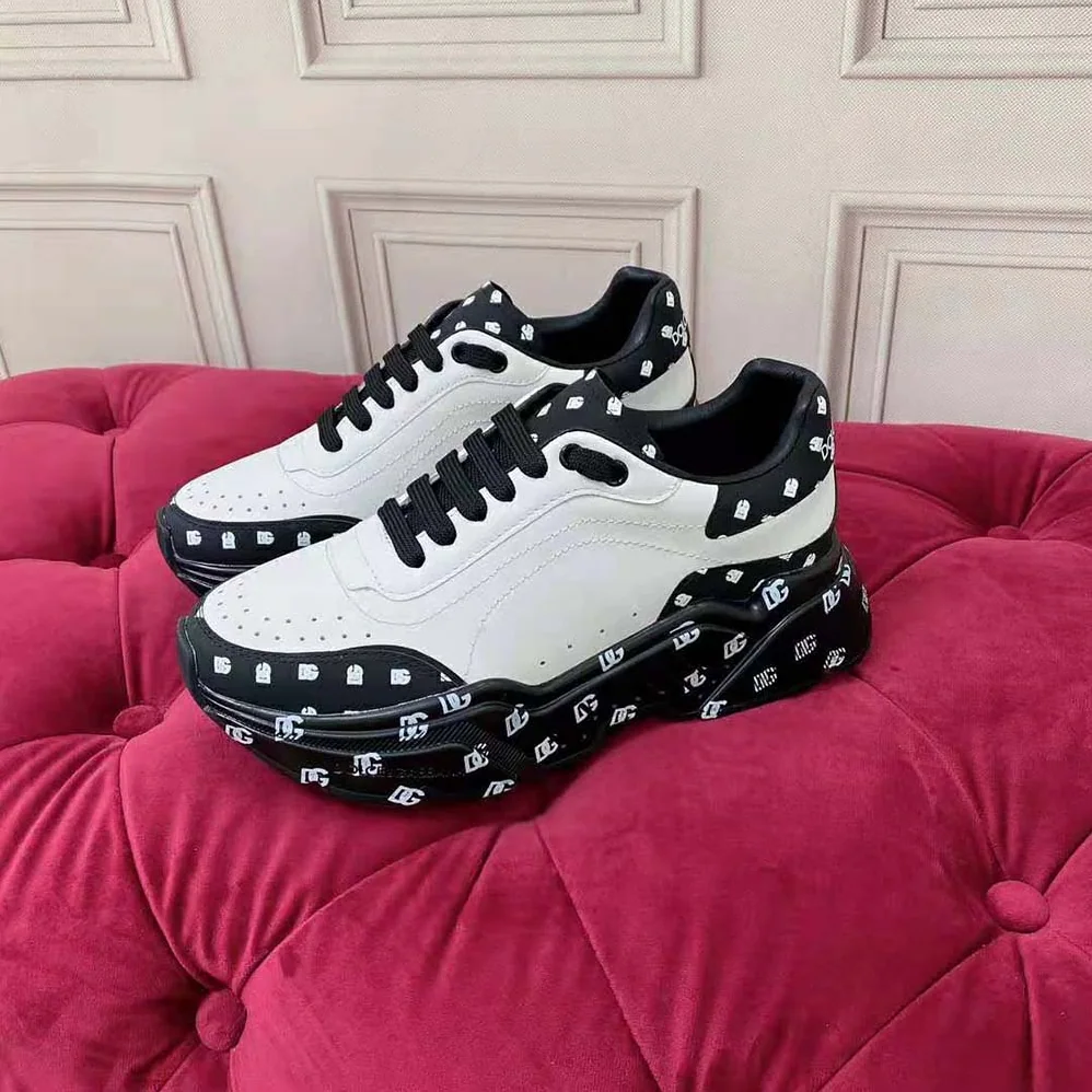 Dolce Gabbana D&G Calfskin Nappa Daymaster Sneakers for Unisex