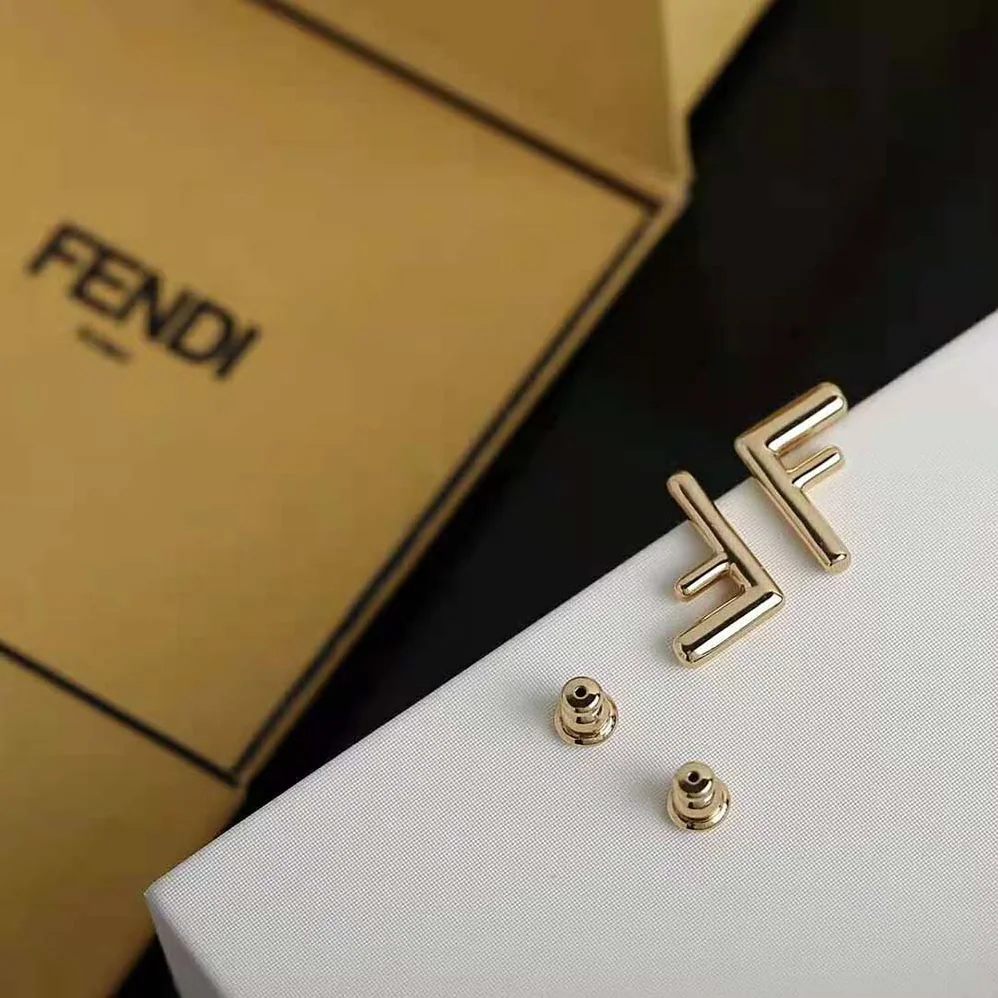 Fendi Small FF Gold for Women in color Earrings Fendi Small FF Gold for Women in color Earrings