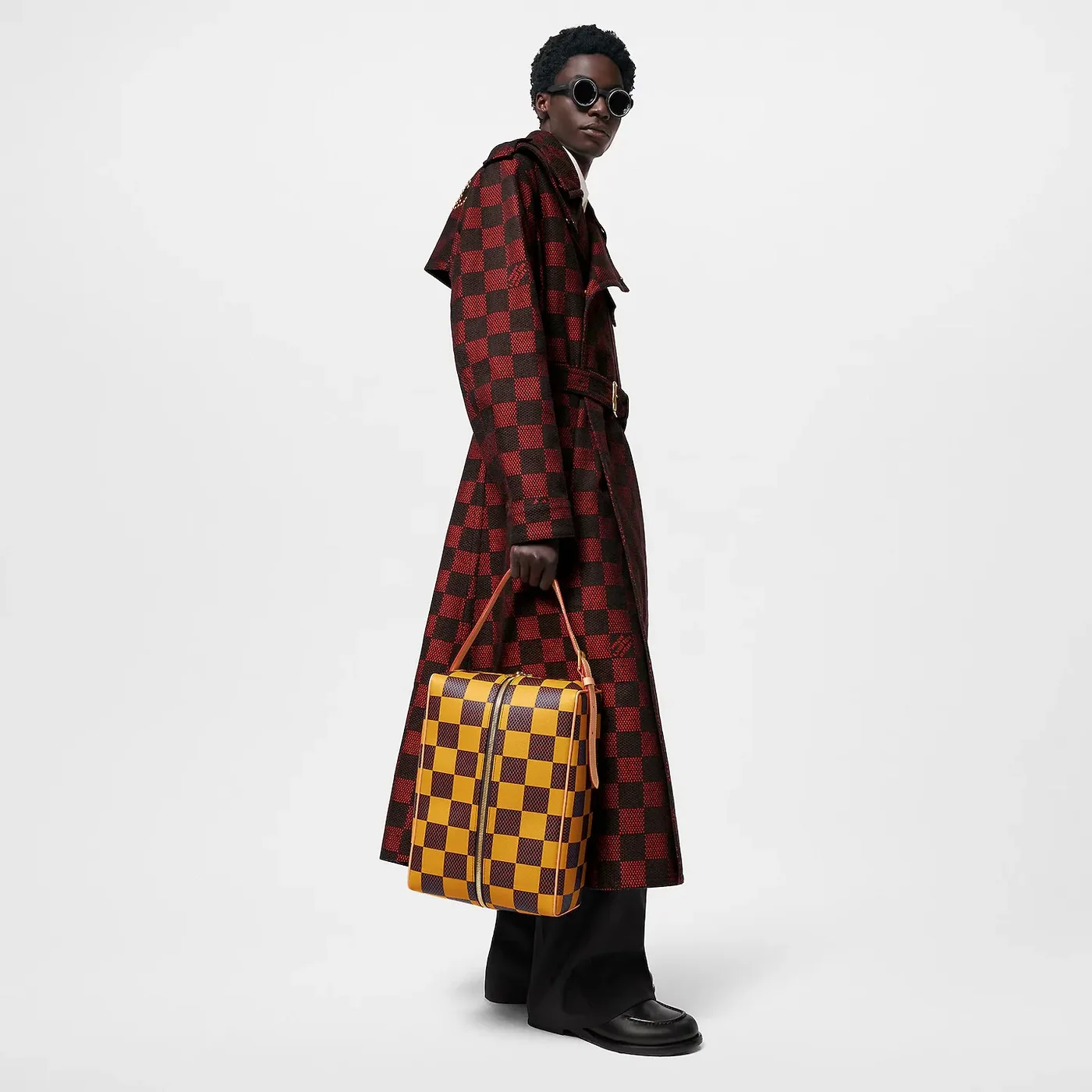 Louis Vuitton Shoes Bag Yellow 10Inches/ Louis Vuitton Shoes Bag Yellow 10Inches/