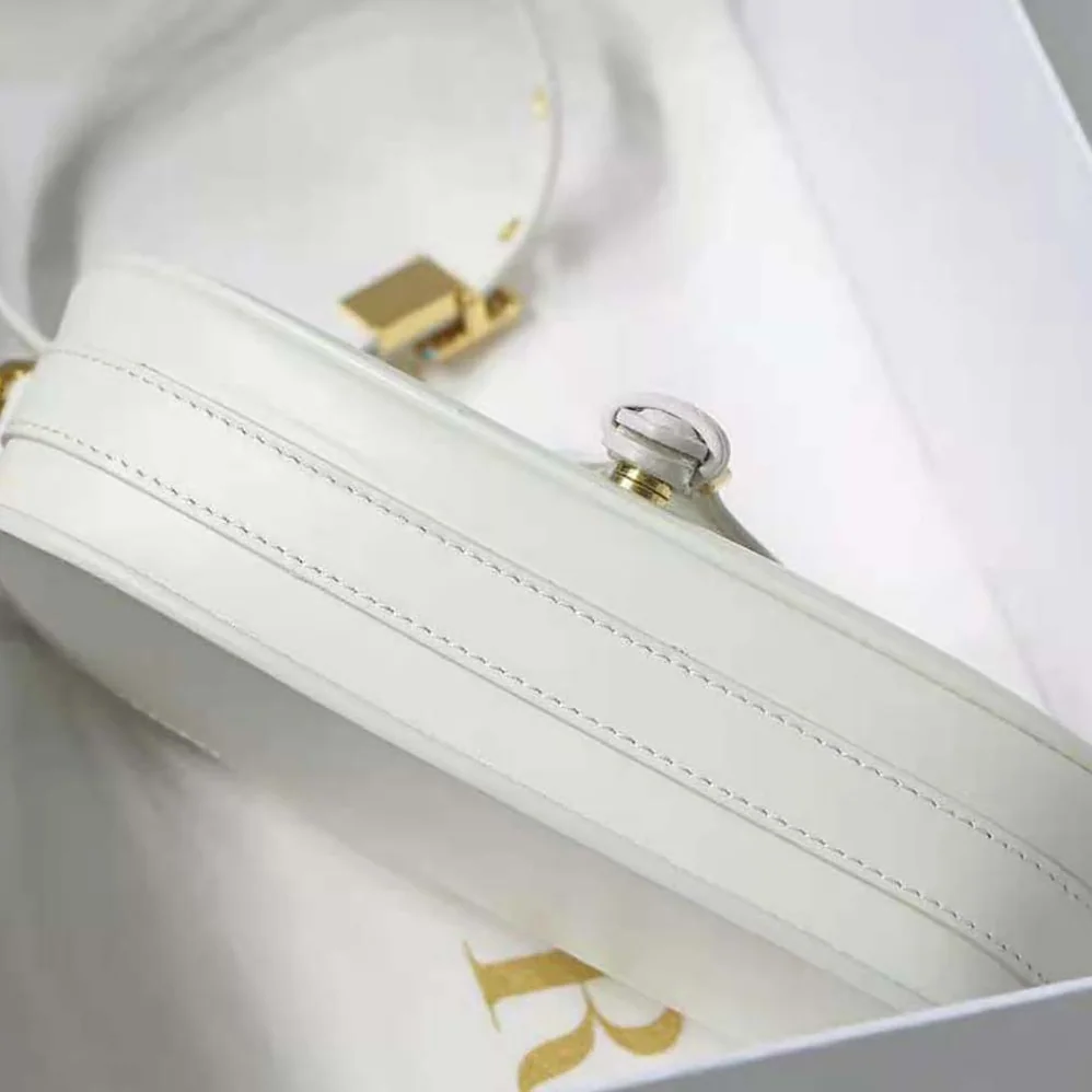 Dior Bobby East-West Bag Box Calfskin for Women in White Dior Bobby East-West Bag Box Calfskin for Women in White