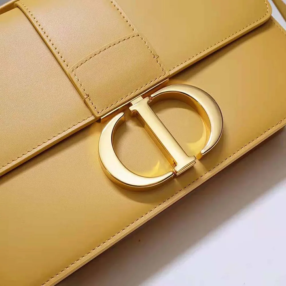 Dior 30 Montaigne Bag Box Calfskin for Women in Yellow Dior 30 Montaigne Bag Box Calfskin for Women in Yellow