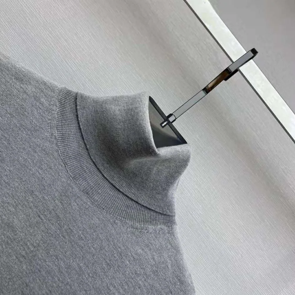 Miu Miu Cashmere and Silk Sweater with Intarsia Logo for Women