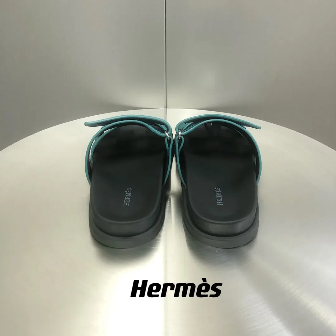 Hermes Chypre Sandal Blue Hermes Chypre Sandal Blue