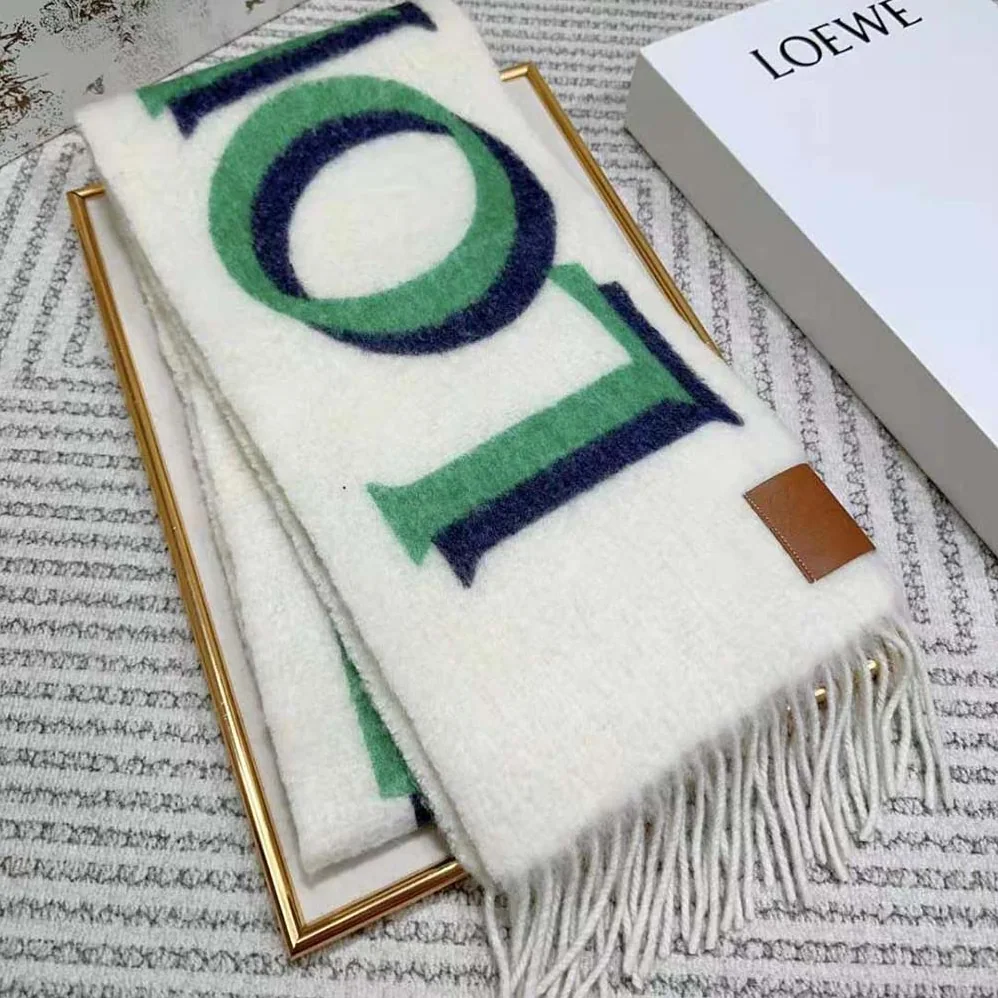 Loewe LOEWE Scarf in Wool and Mohair for Unisex Loewe LOEWE Scarf in Wool and Mohair for Unisex