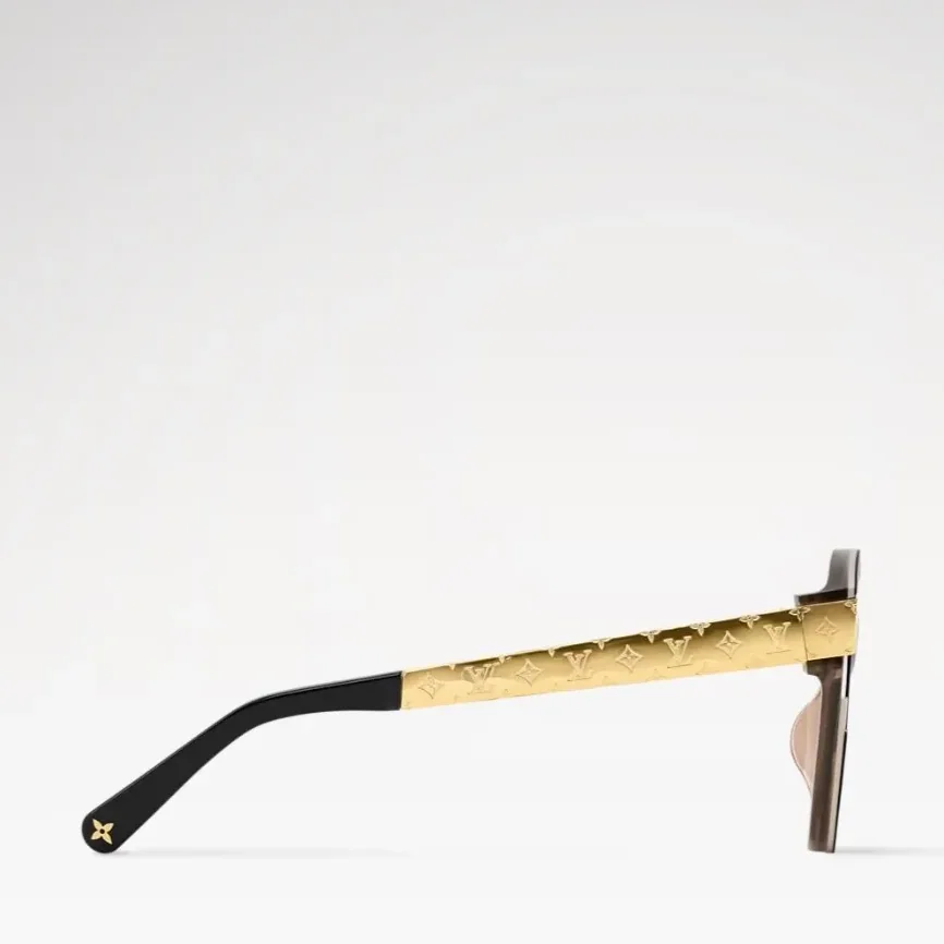 Louis Vuitton LV Petit Soupcon Square Sunglasses Black