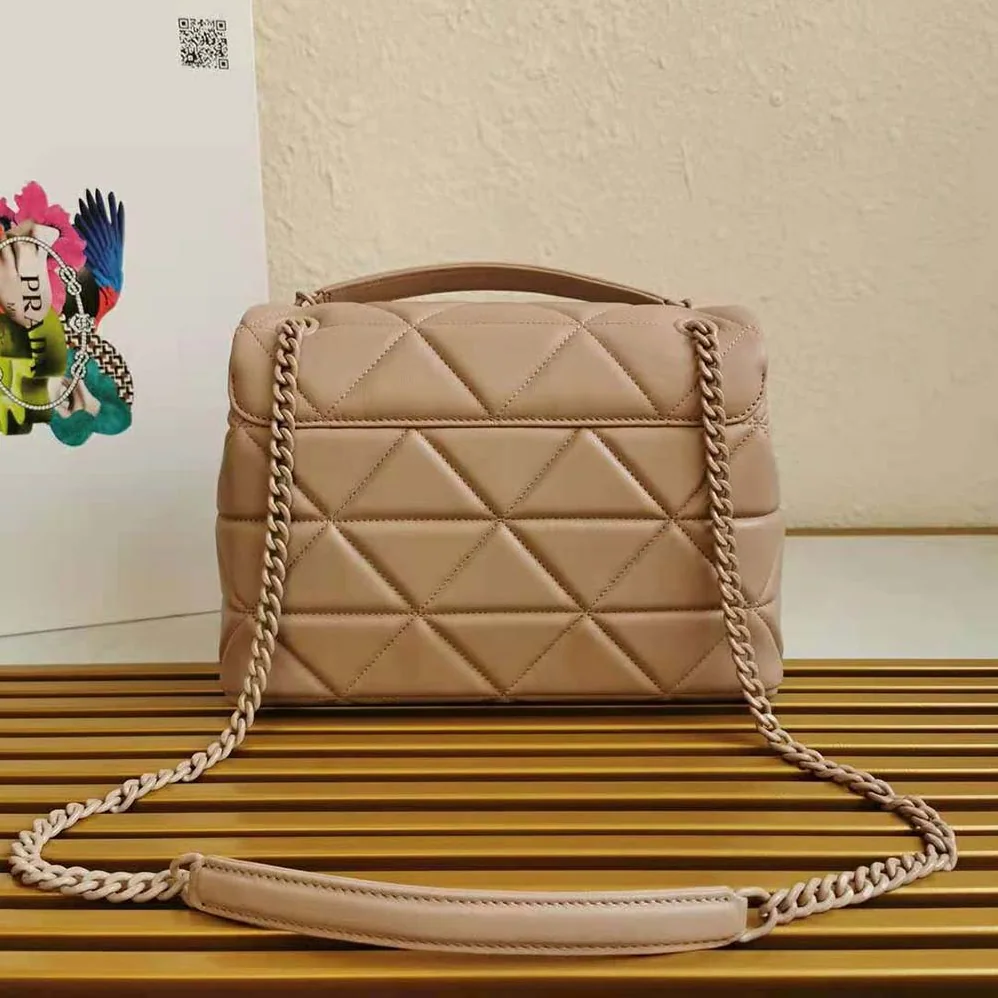 Prada Large Nappa Leather Prada Spectrum Bag for Women in Pink Prada Large Nappa Leather Prada Spectrum Bag for Women in Pink