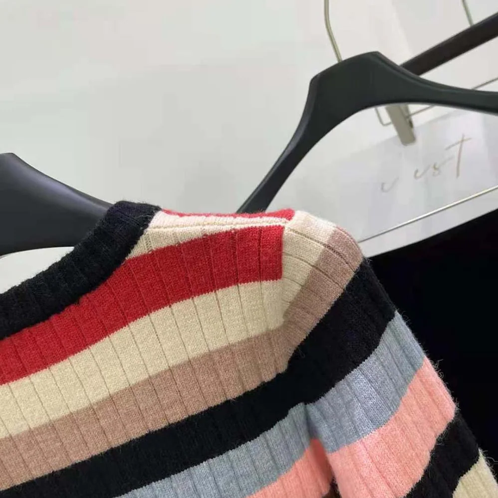 Miu Miu Cashmere Sweater with Logo Patch for Women