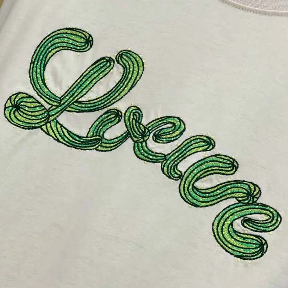 Loewe LOEWE Cactus T-shirt in Cotton for Women in White