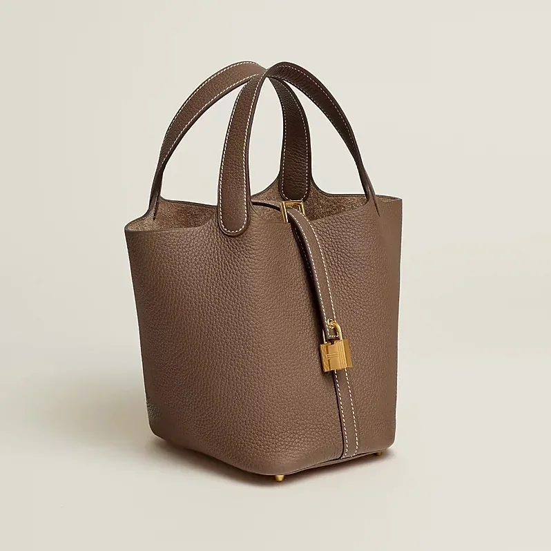 Hermes Picotin Lock 18 Bag Brown / Hermes Picotin Lock 18 Bag Brown /