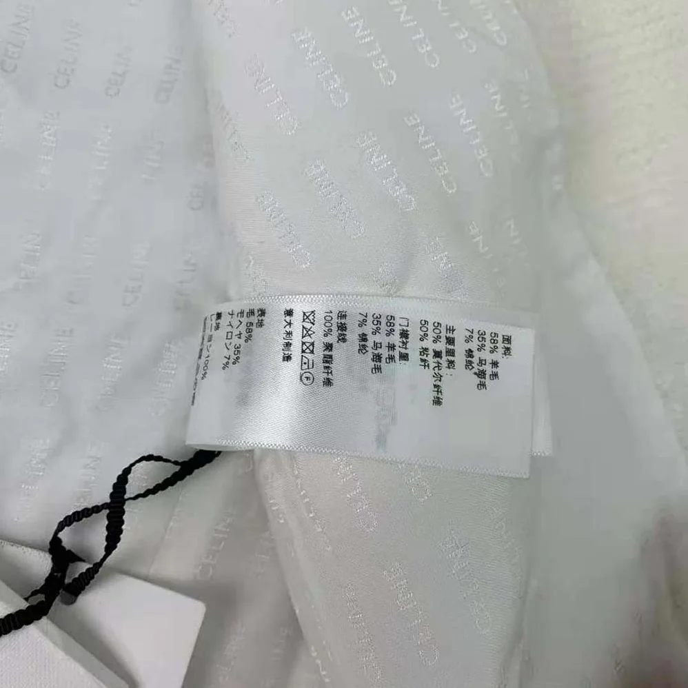Celine Embroidered Cardigan Jacket in Bouclé Tweed for Women