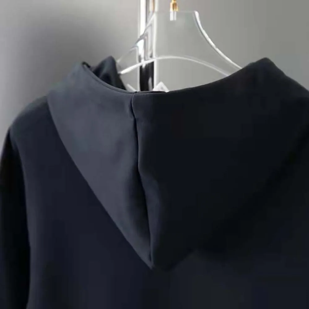 Dior Relaxed-fit Hooded Sweatshirt Black Cotton Fleece for Men Dior Relaxed-fit Hooded Sweatshirt Black Cotton Fleece for Men