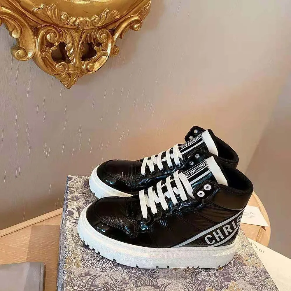 Dior D-Player Sneaker Black Quilted Nylon for Unisex
