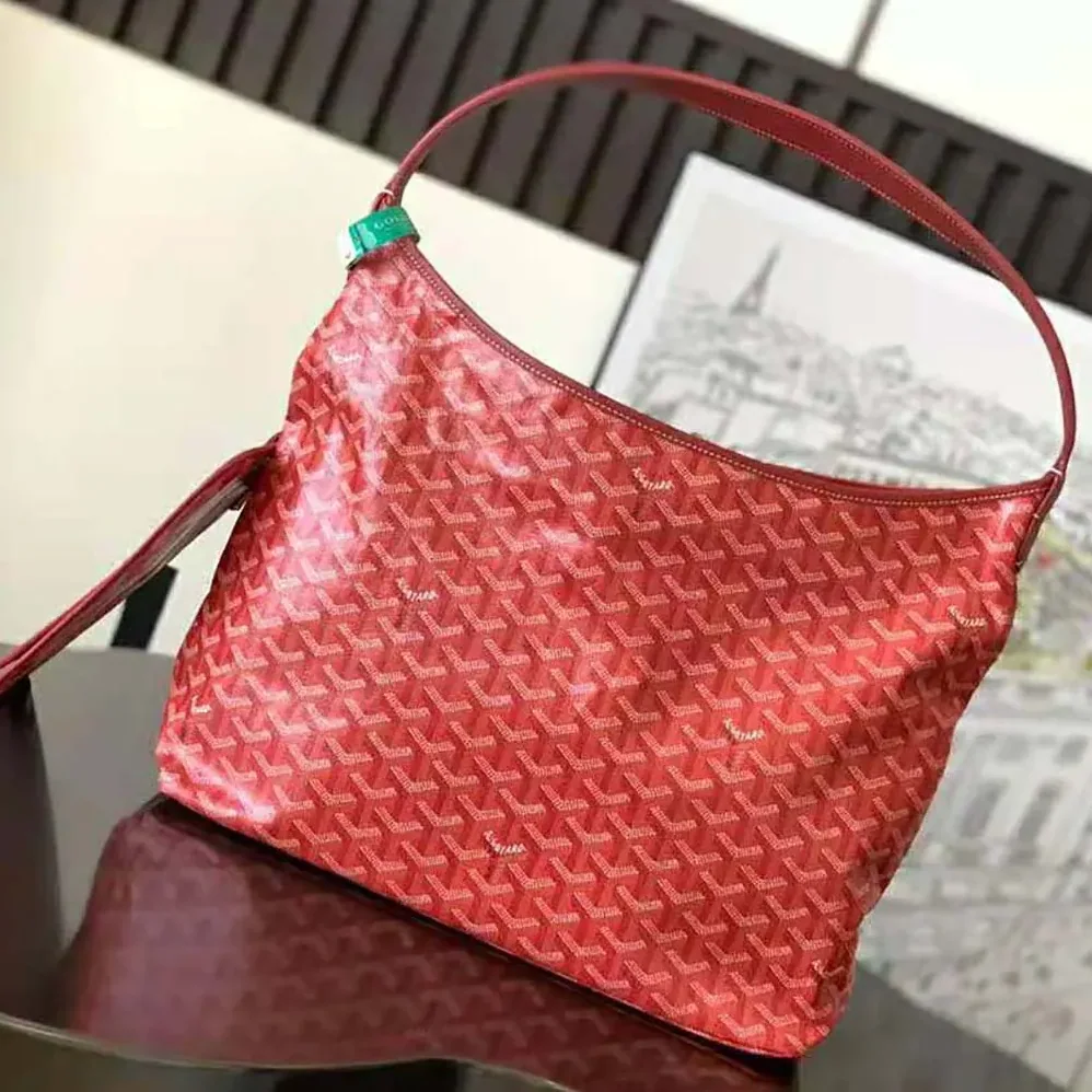 Goyard Bohème Hobo Bag for Unisex in Red