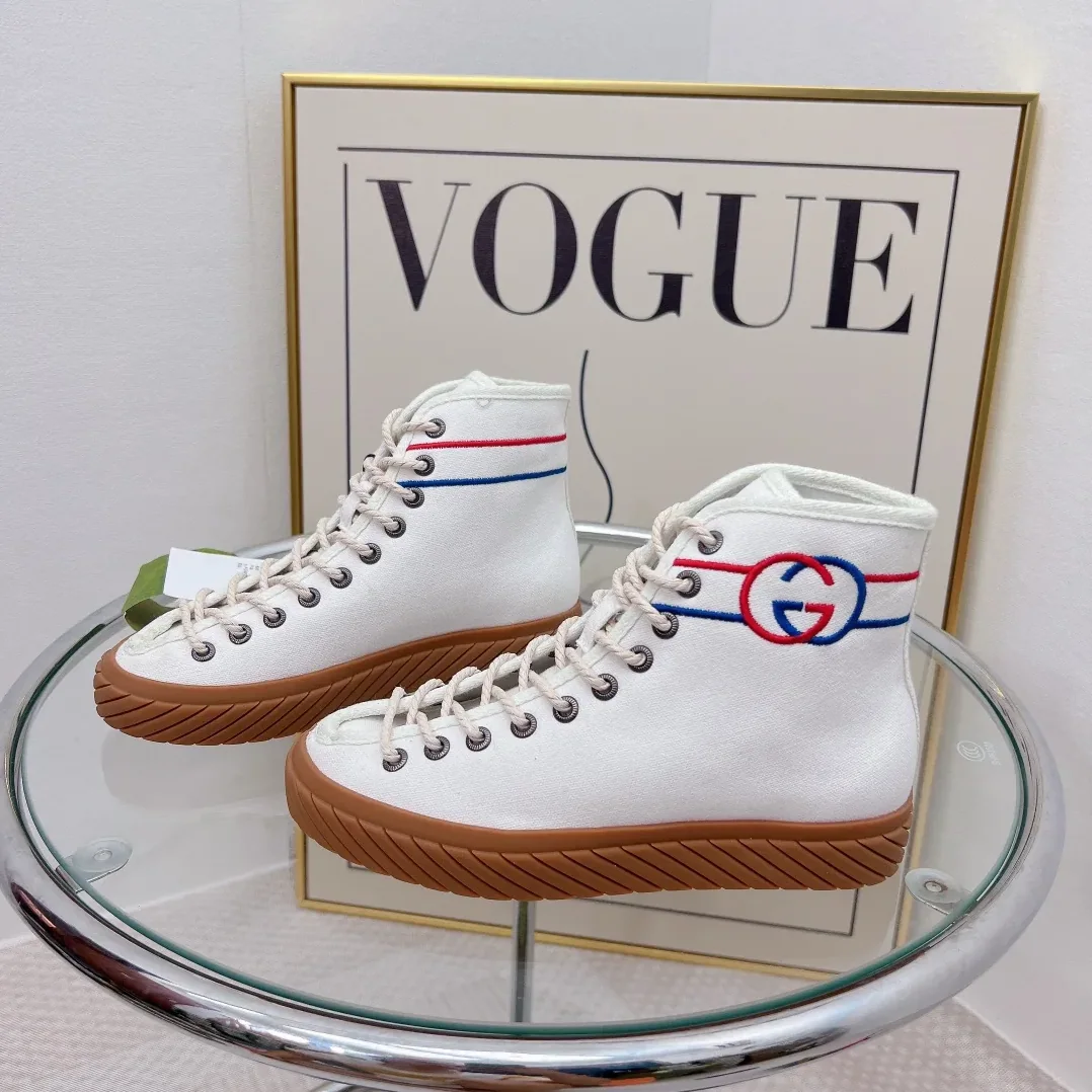 Gucci Interlocking G High for Women in Top Sneaker White