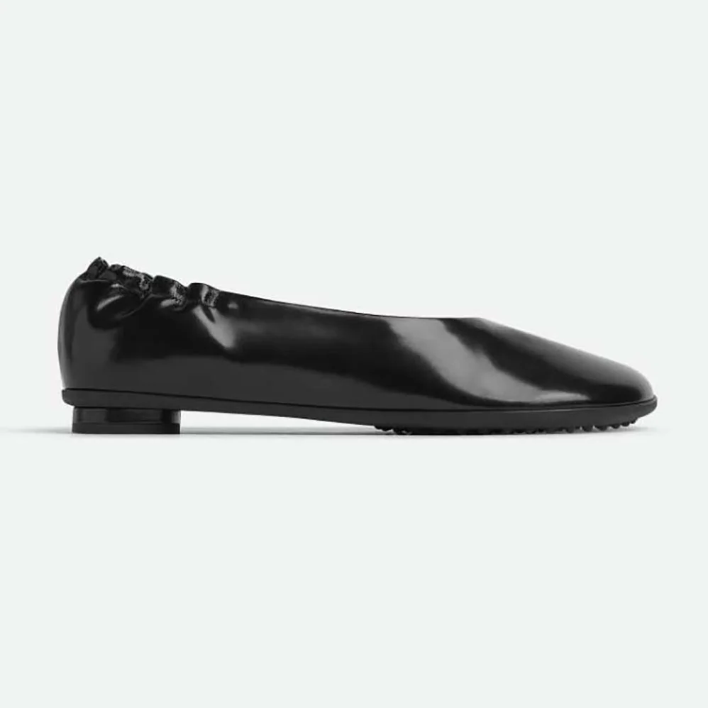 Bottega Veneta Atomic Ballerina Flat for Women in Black